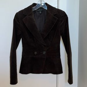 Lined corduroy suit skirt set